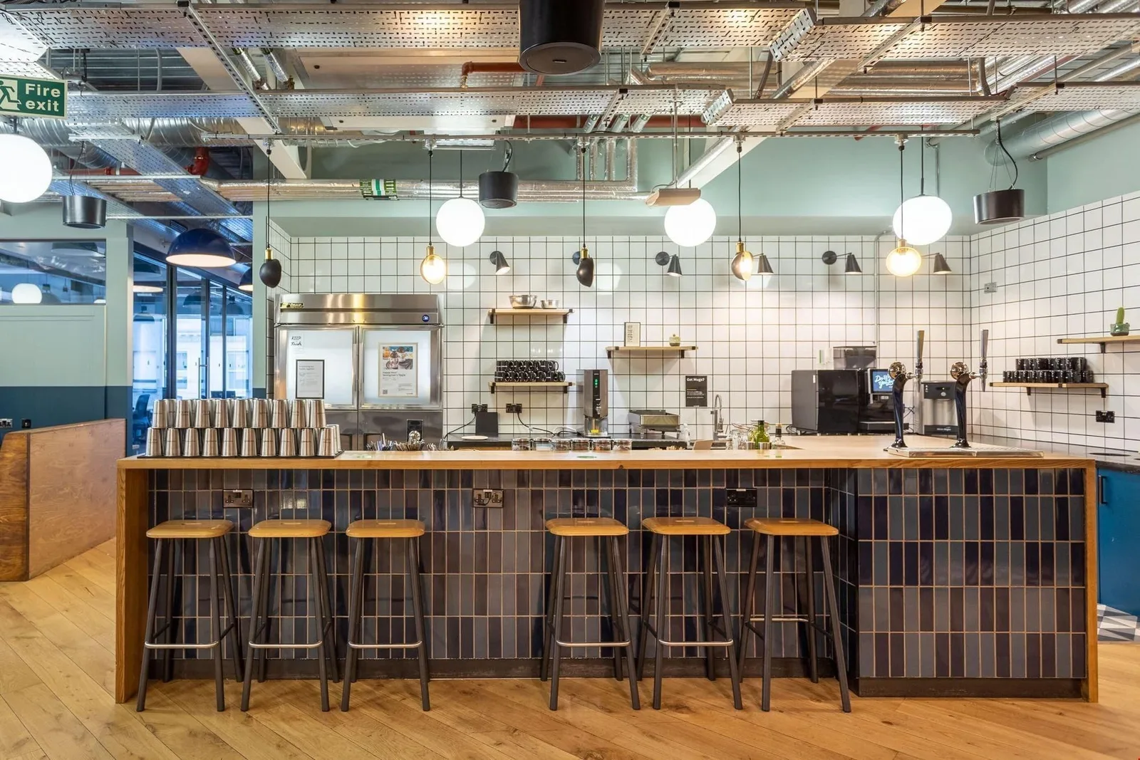 WeWork 2 Eastbourne Terrace, Cafeteria, London