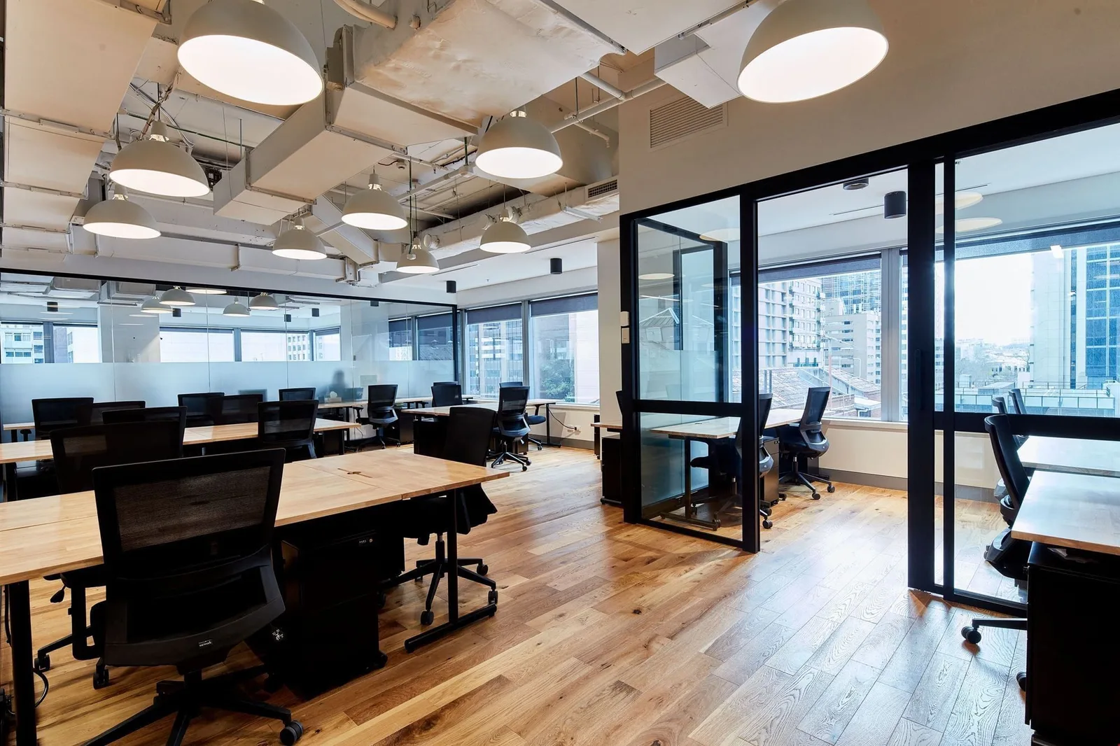 WeWork 222 Exhibition Street, Open-plan office, Melbourne, VIC