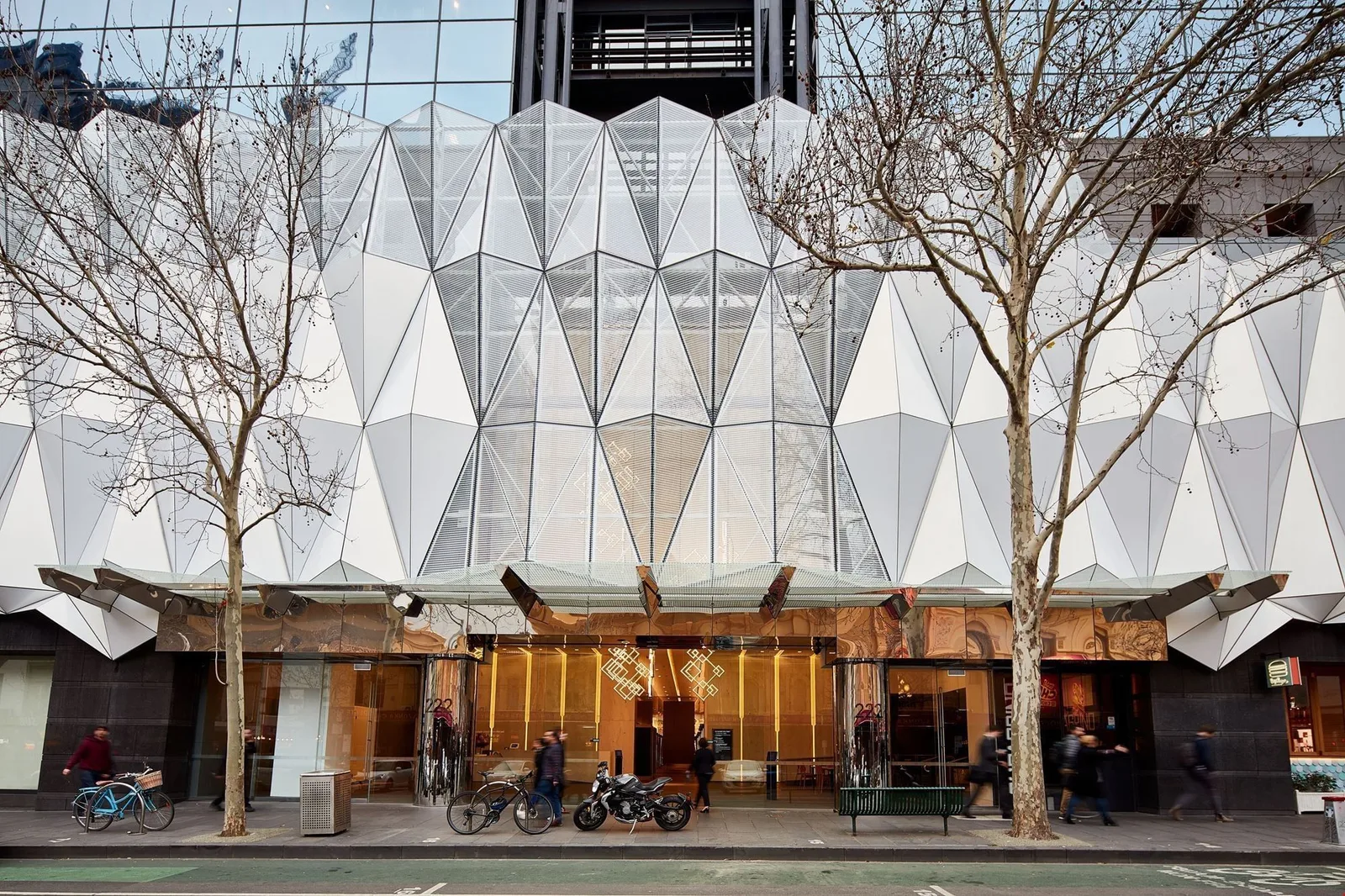 WeWork 222 Exhibition Street, Building facade, Melbourne, VIC