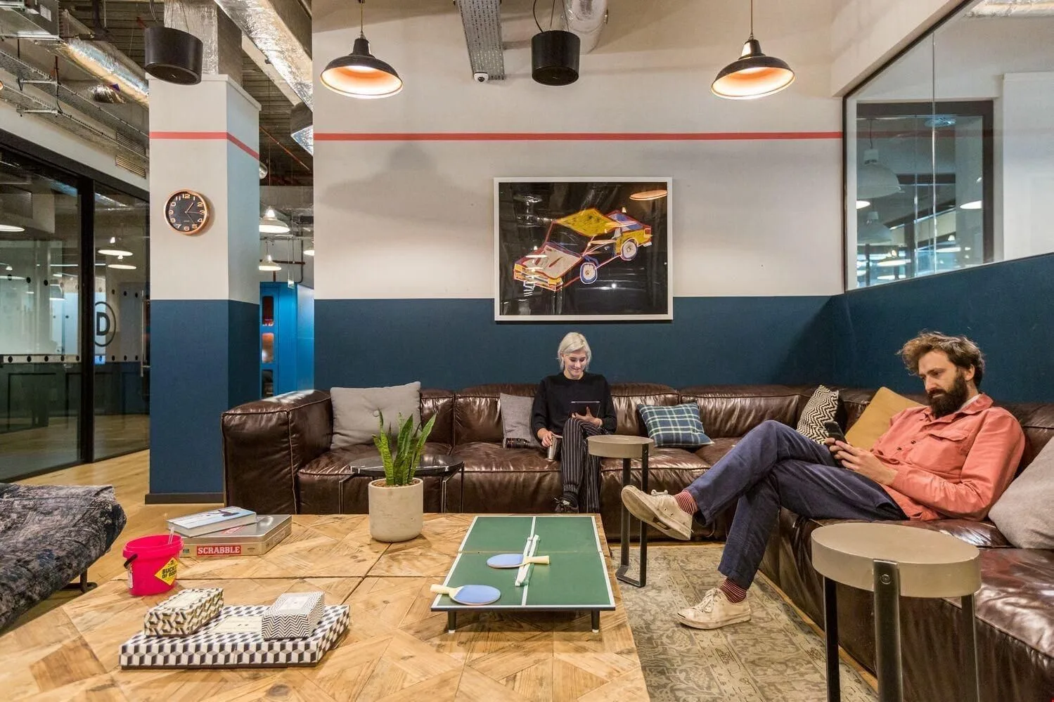 WeWork 3 Waterhouse Square, Espace détente, Londres