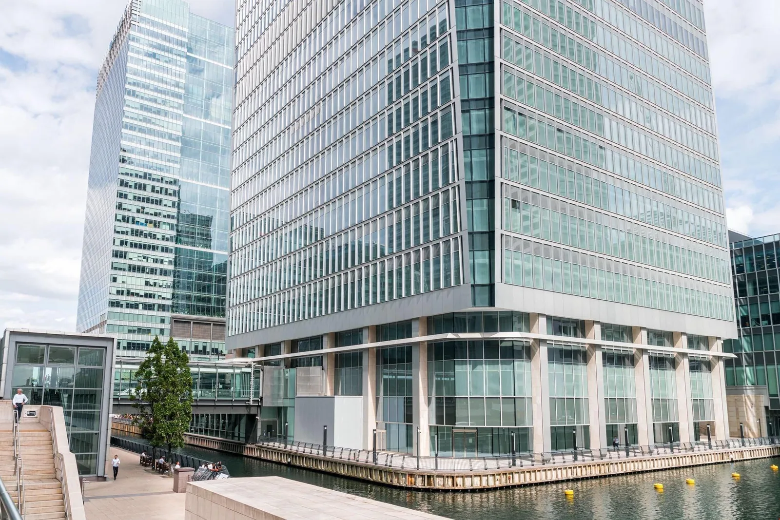 WeWork 30 Churchill Place, Building facade, London