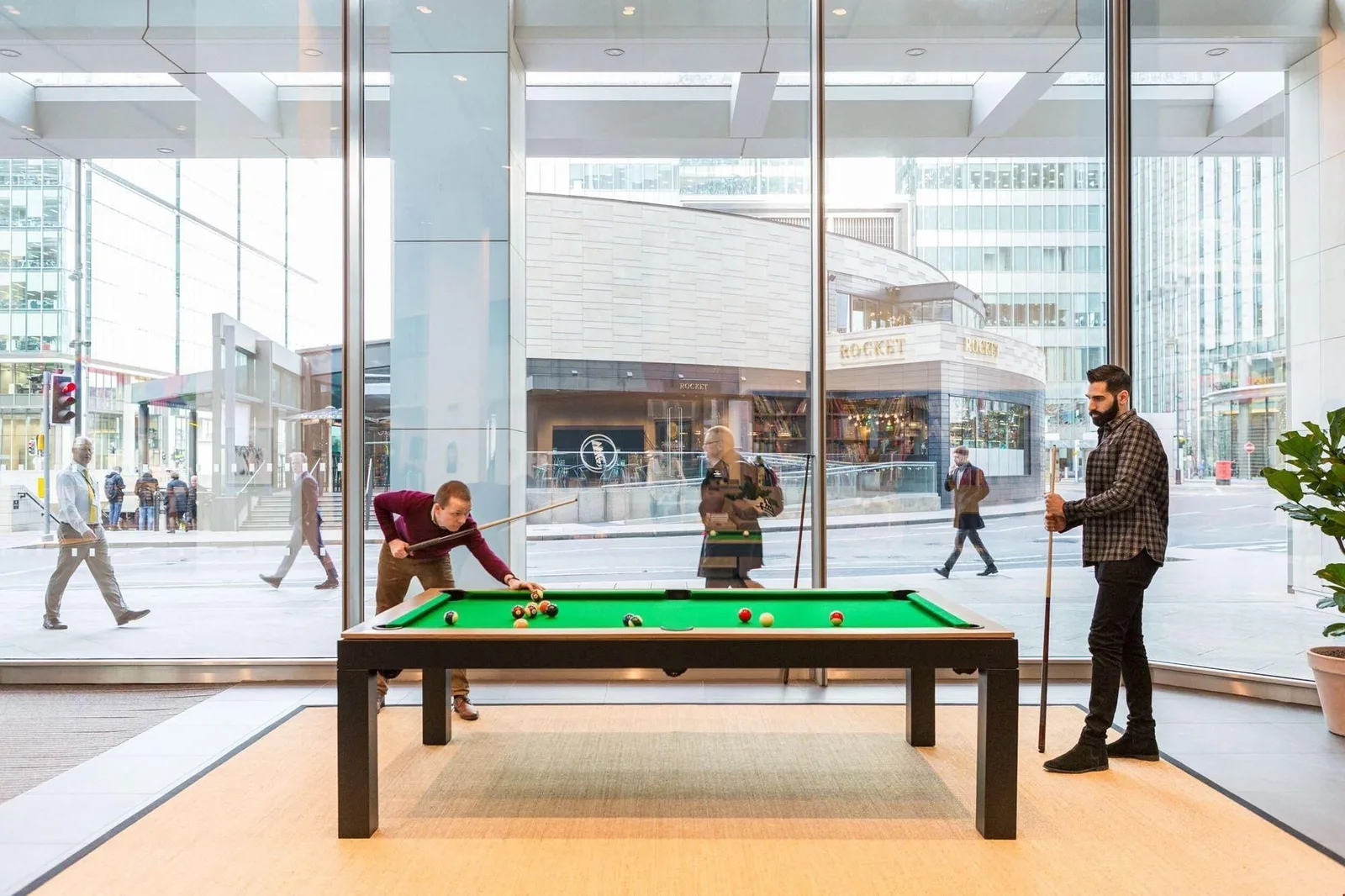 WeWork 30 Churchill Place, Lounge, London