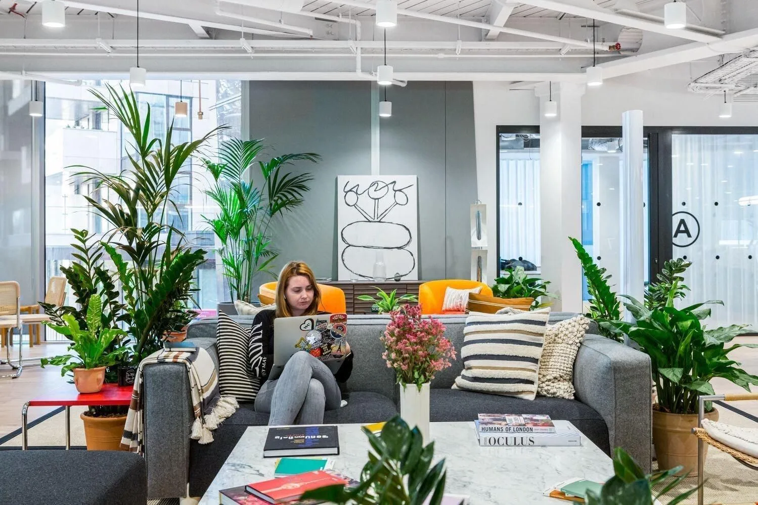 WeWork 5 Merchant Square, Lounge, London