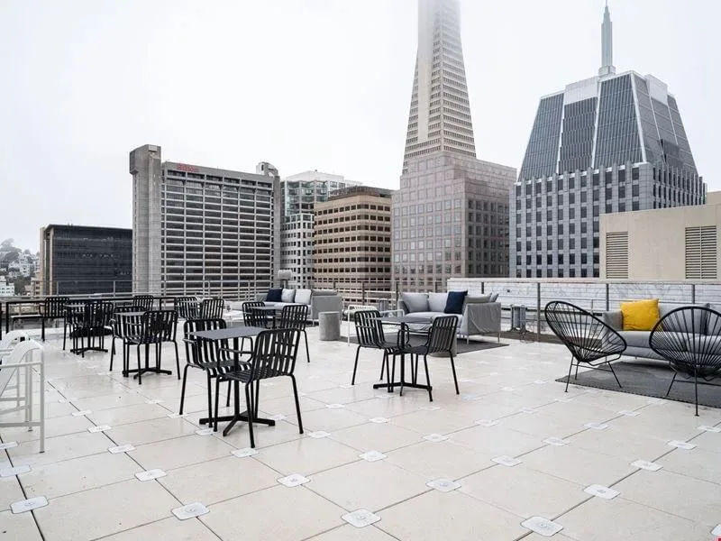 WeWork 600 California St, Terrace and outdoor space, San Francisco, CA