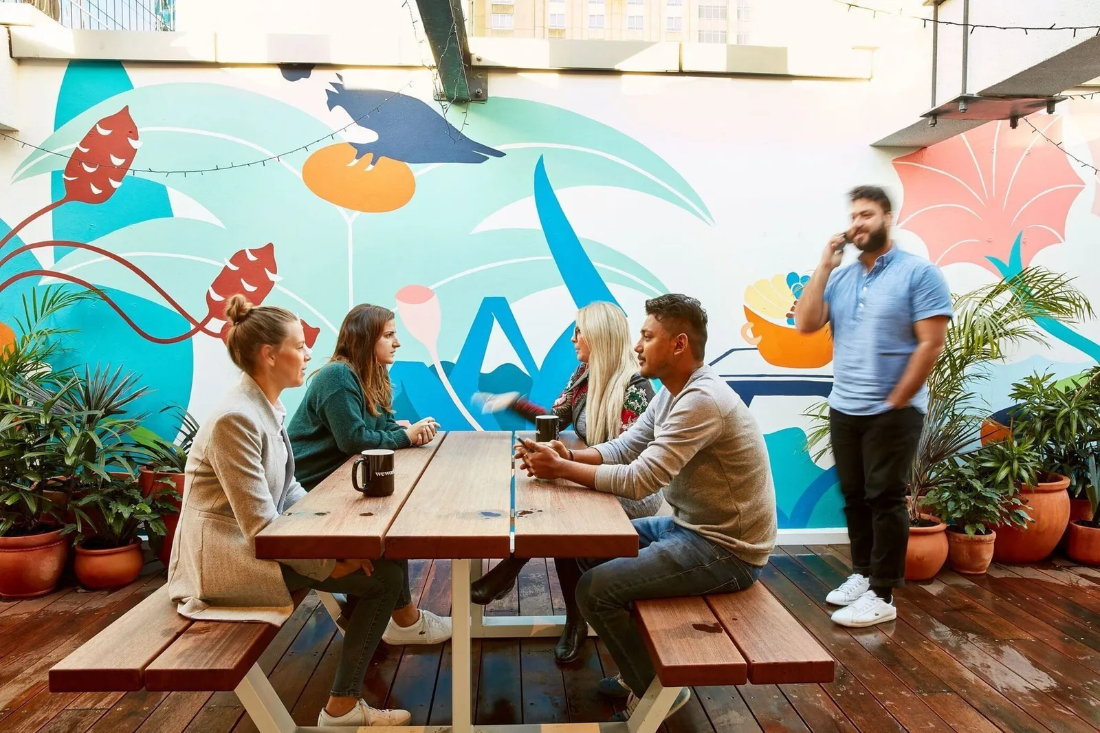 WeWork 64 York St, Terrace and outdoor space, Sydney, NSW