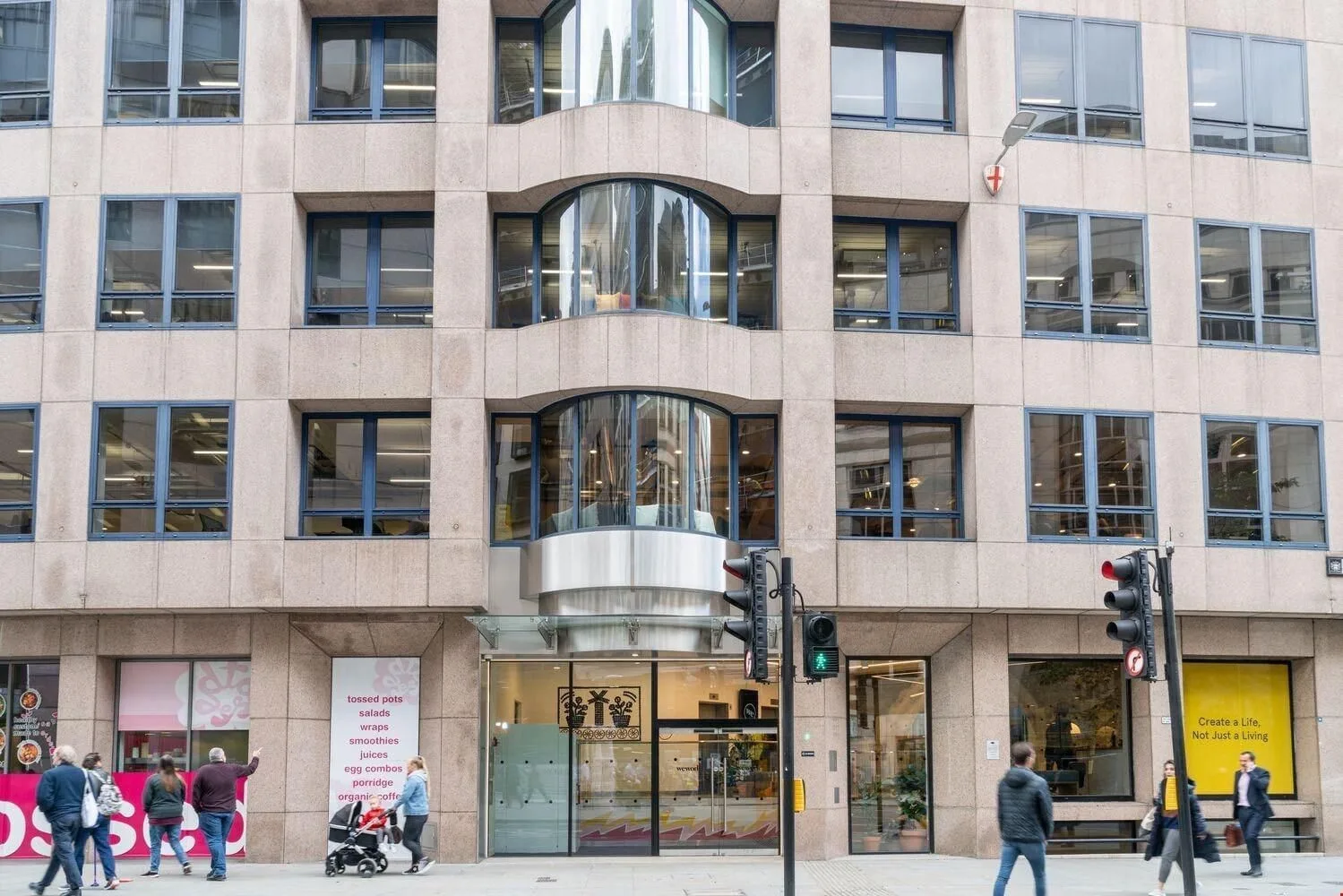 WeWork 77 Leadenhall Street, Building facade, London