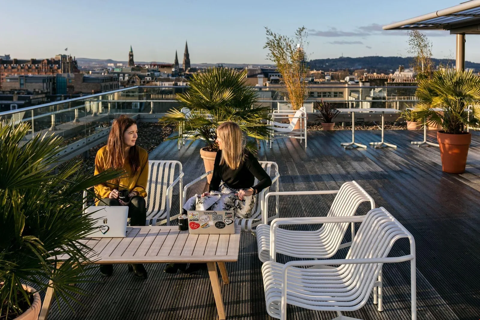 WeWork 80 George Street, Terrace and outdoor space, Edinburgh