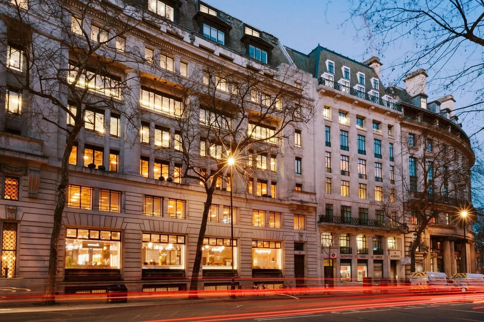WeWork Aldwych House, Building facade, London