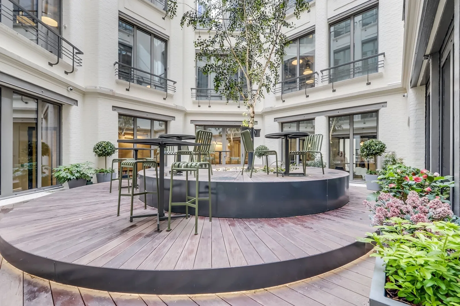 WeWork Colisée, Terrasse et espace extérieur, Paris 8e
