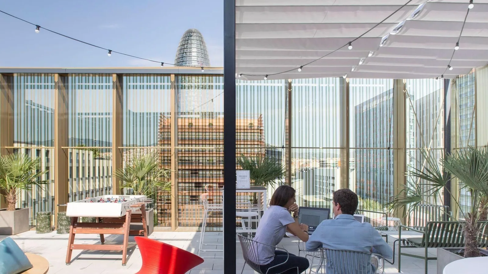 Wework Glories, Terraza y espacio exterior, Barcelona