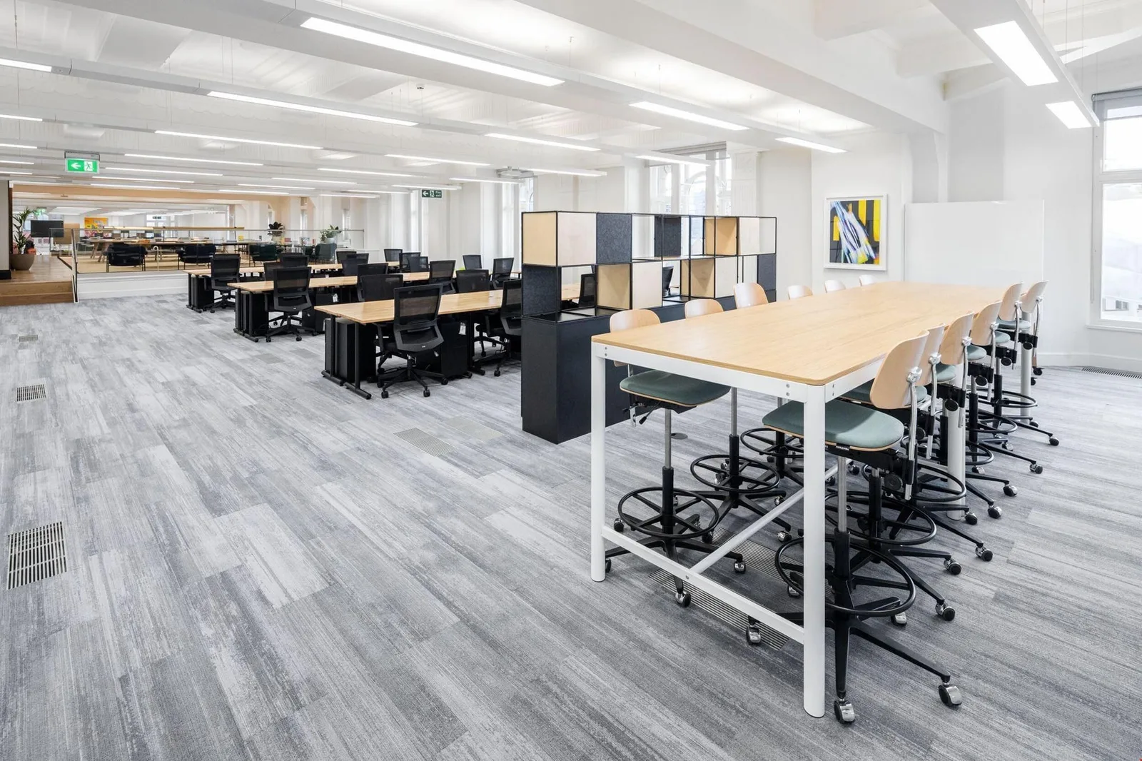 WeWork The Hanover Building, Open-plan office, Manchester