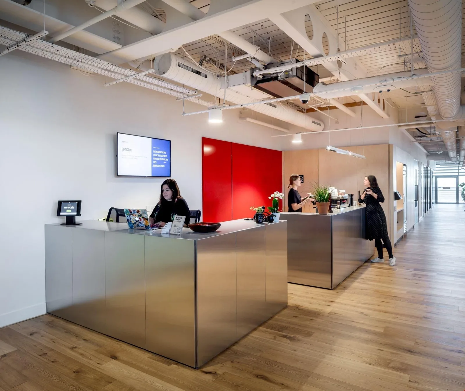 WeWork Kings Place, Reception, London