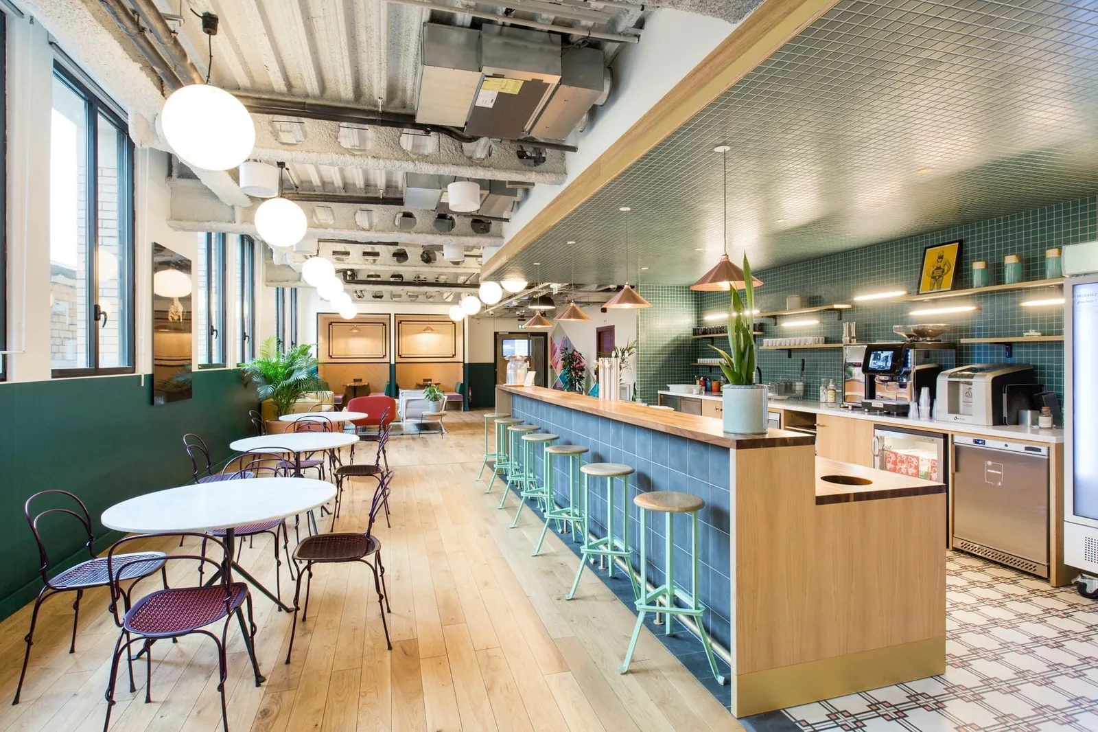 WeWork Lafayette, Cafétéria, Paris 9e