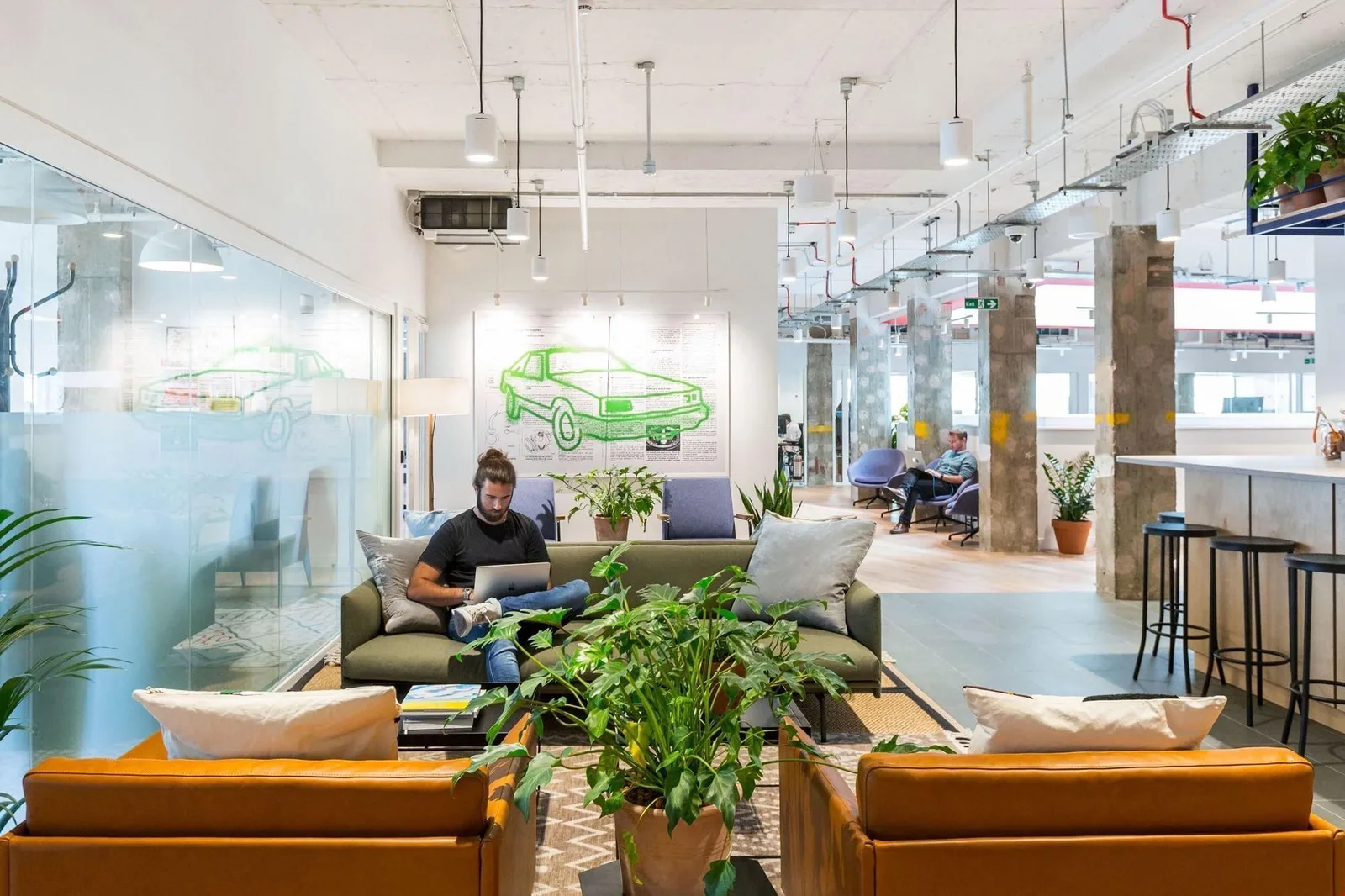 WeWork The Monument, Lounge, London