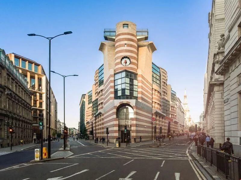 WeWork No 1 Poultry, Building facade, London