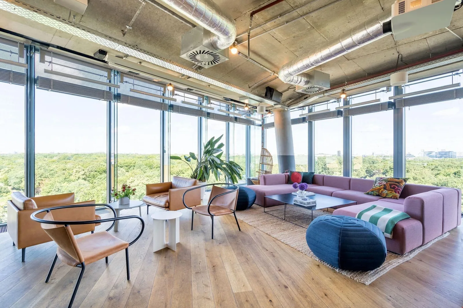 WeWork Sony Center, Lounge, Berlin