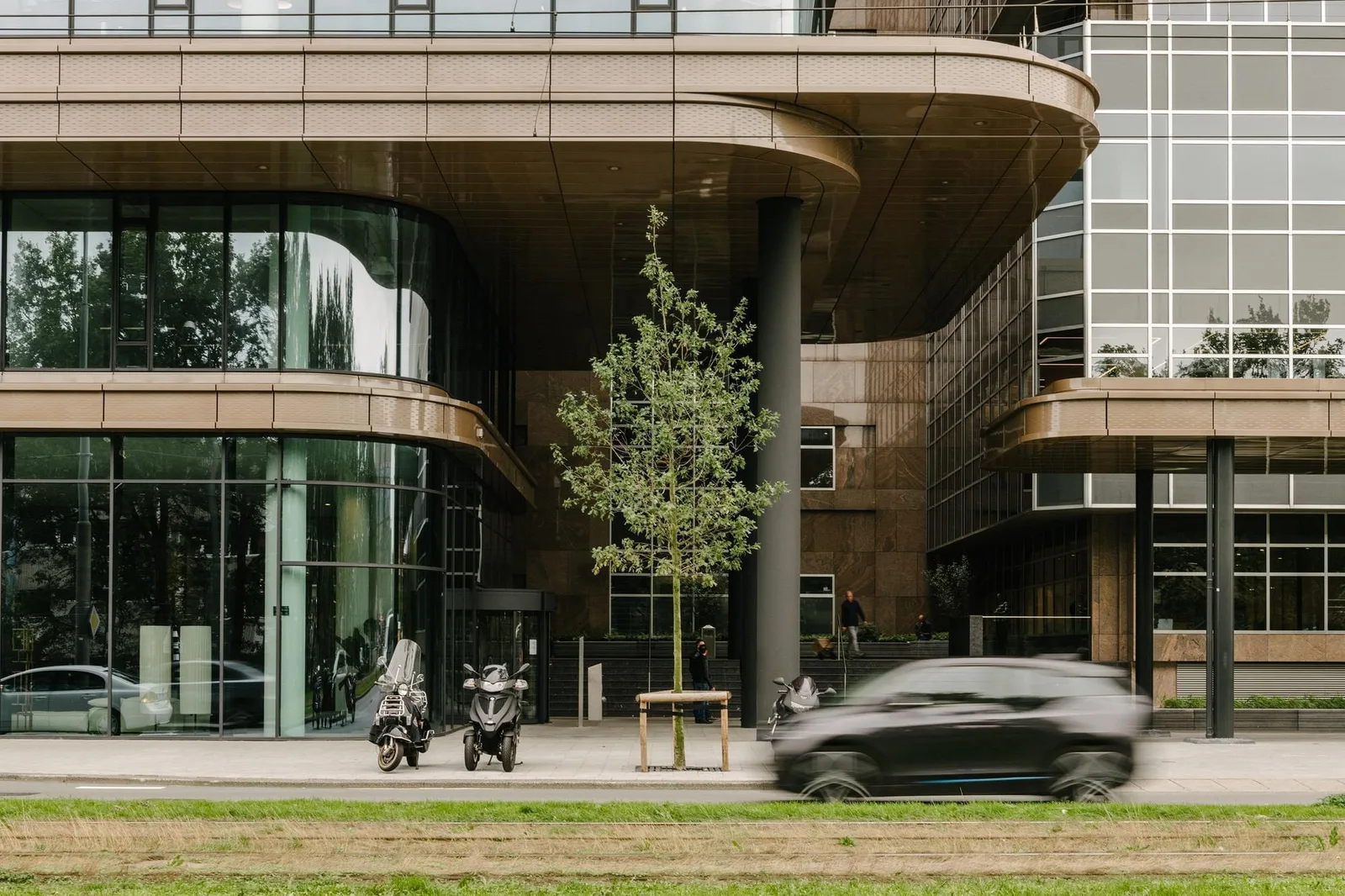 WeWork Strawinskylaan, Gevel van het gebouw, Amsterdam