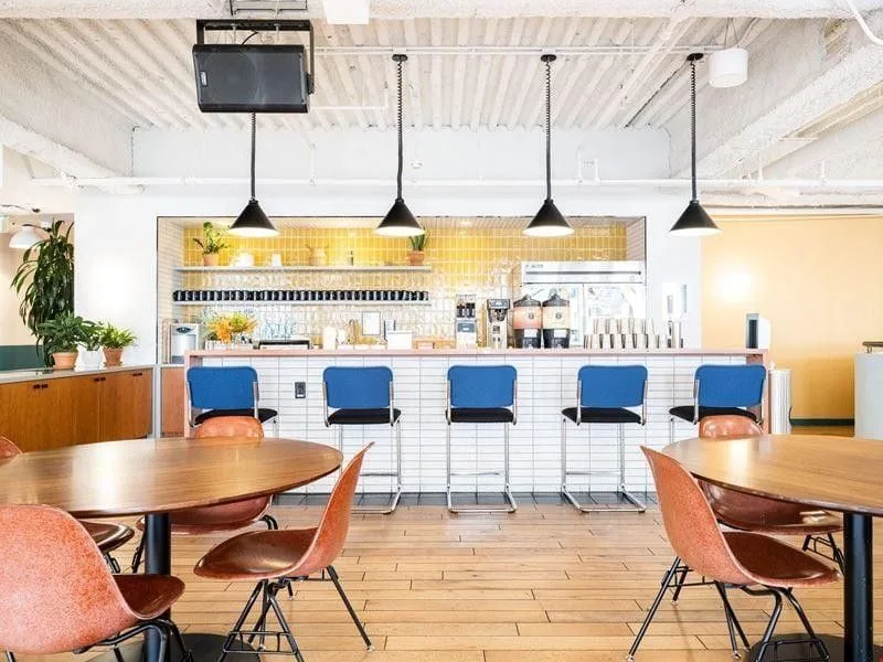 WeWork Two Embarcadero Center, Cafeteria, San Francisco, CA