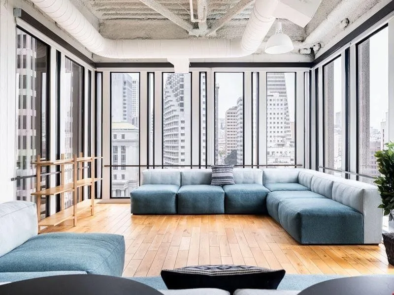 WeWork Two Embarcadero Center, Lounge, San Francisco, CA