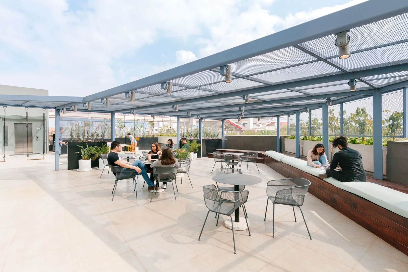 WeWork Washington 1400, Terraza y espacio exterior, Monterrey
