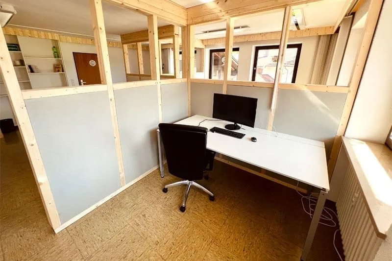 The White Lake Coworking, Privatbüro mit 1 Arbeitsplatz, Füssen