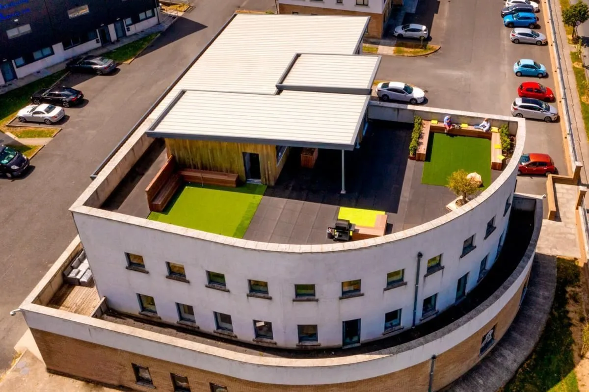 Wicklow HUB, Terrasse et espace extérieur, Newtown Mount Kennedy