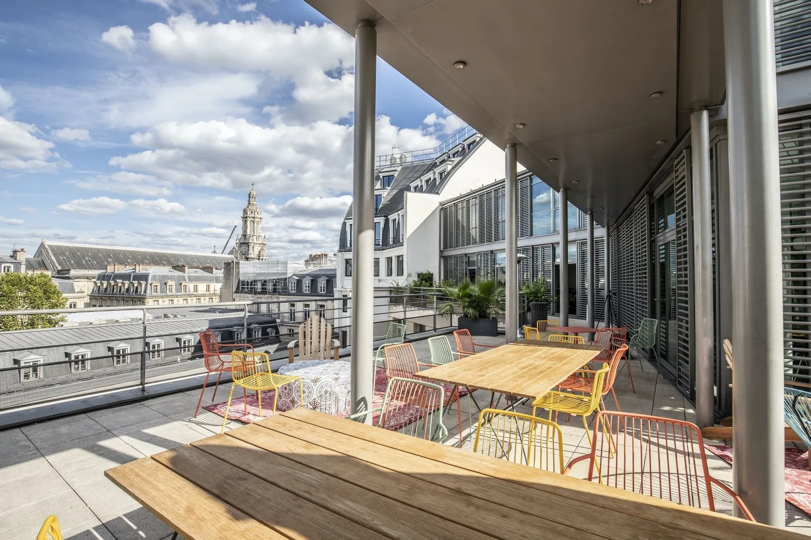 Wojo Saint-Lazare, Terrace and outdoor space, Paris 10e