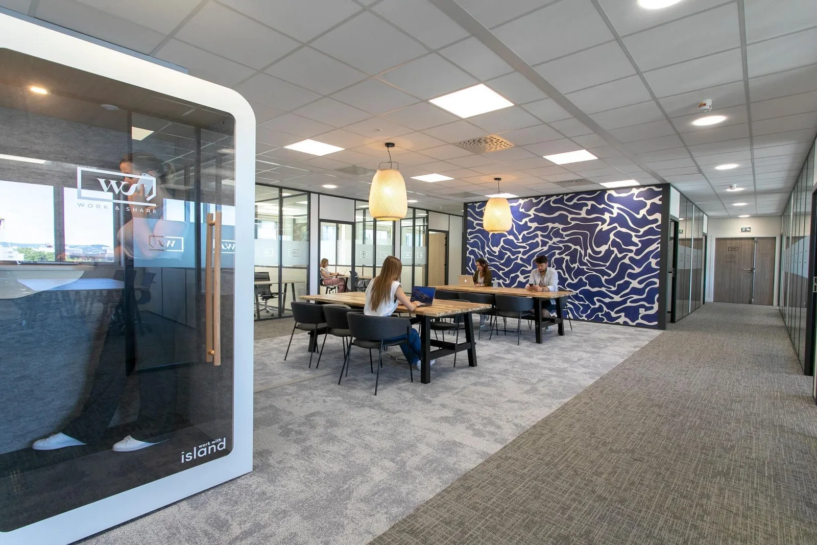 Work & Share Nanterre, Telefonkabine, Nanterre