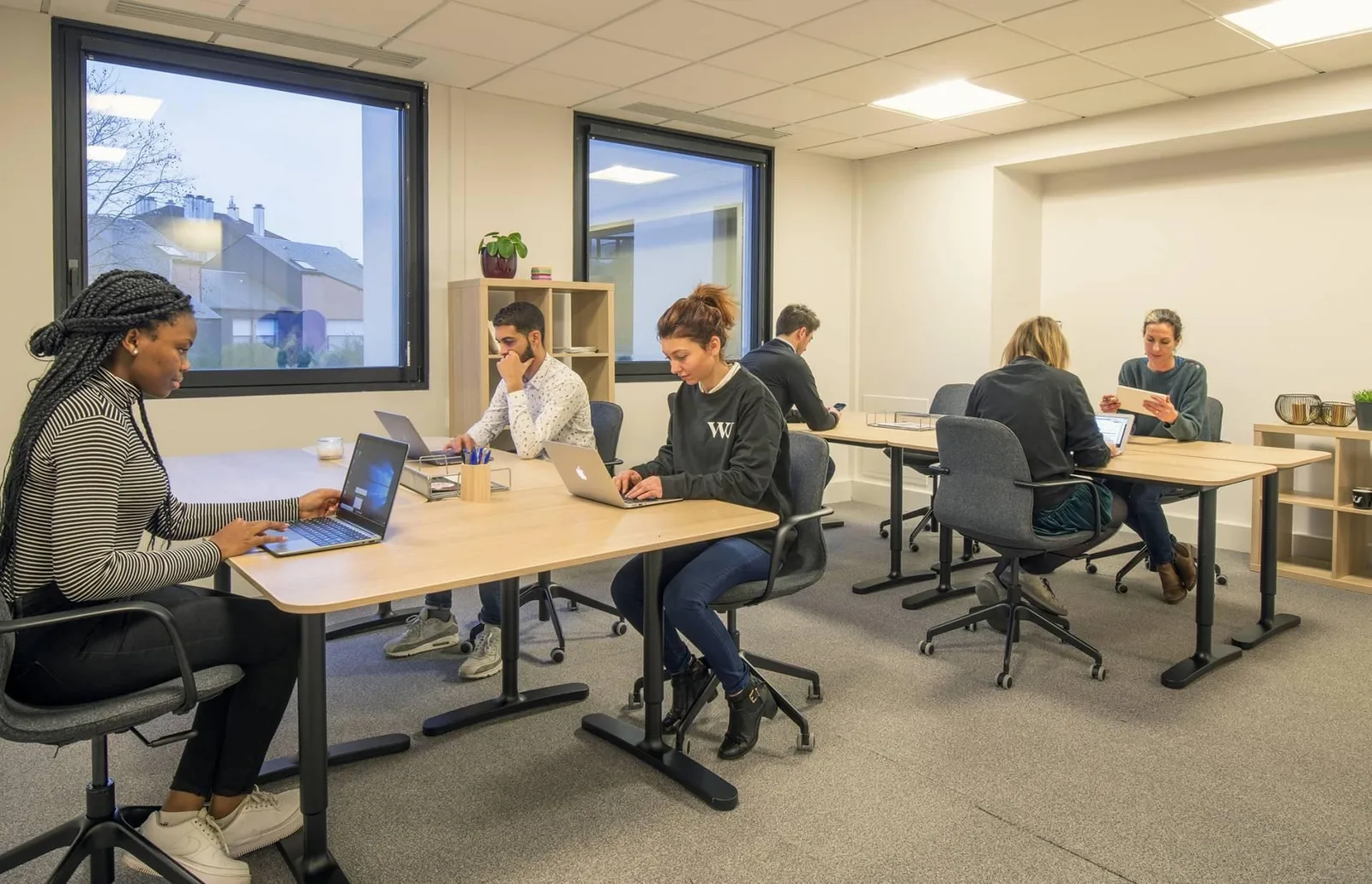 Work & Share Rueil, Open-plan office, Rueil-Malmaison