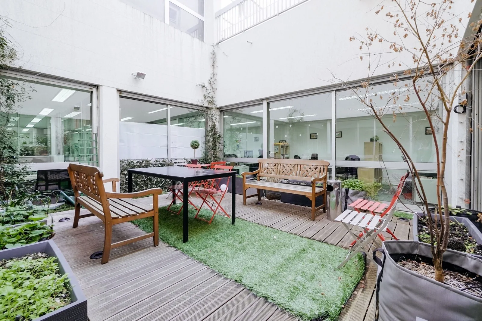 Work in Trinité, Terrace and outdoor space, Paris 9e