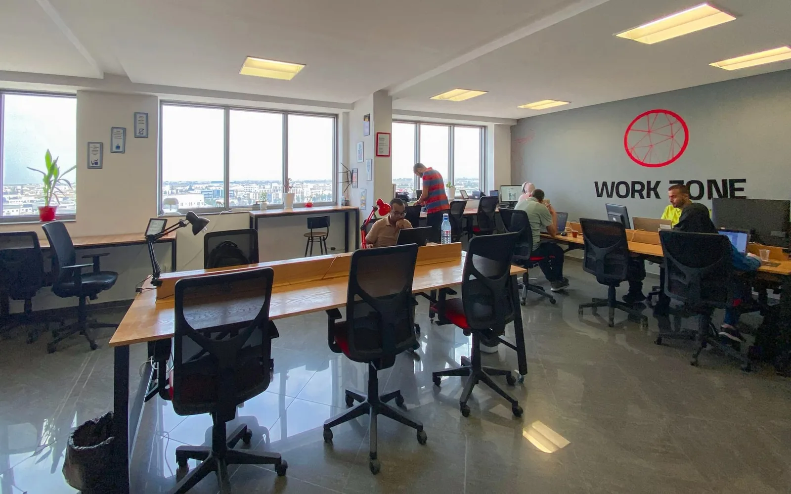 Work Zone 2.0, Open-plan office, Tunis