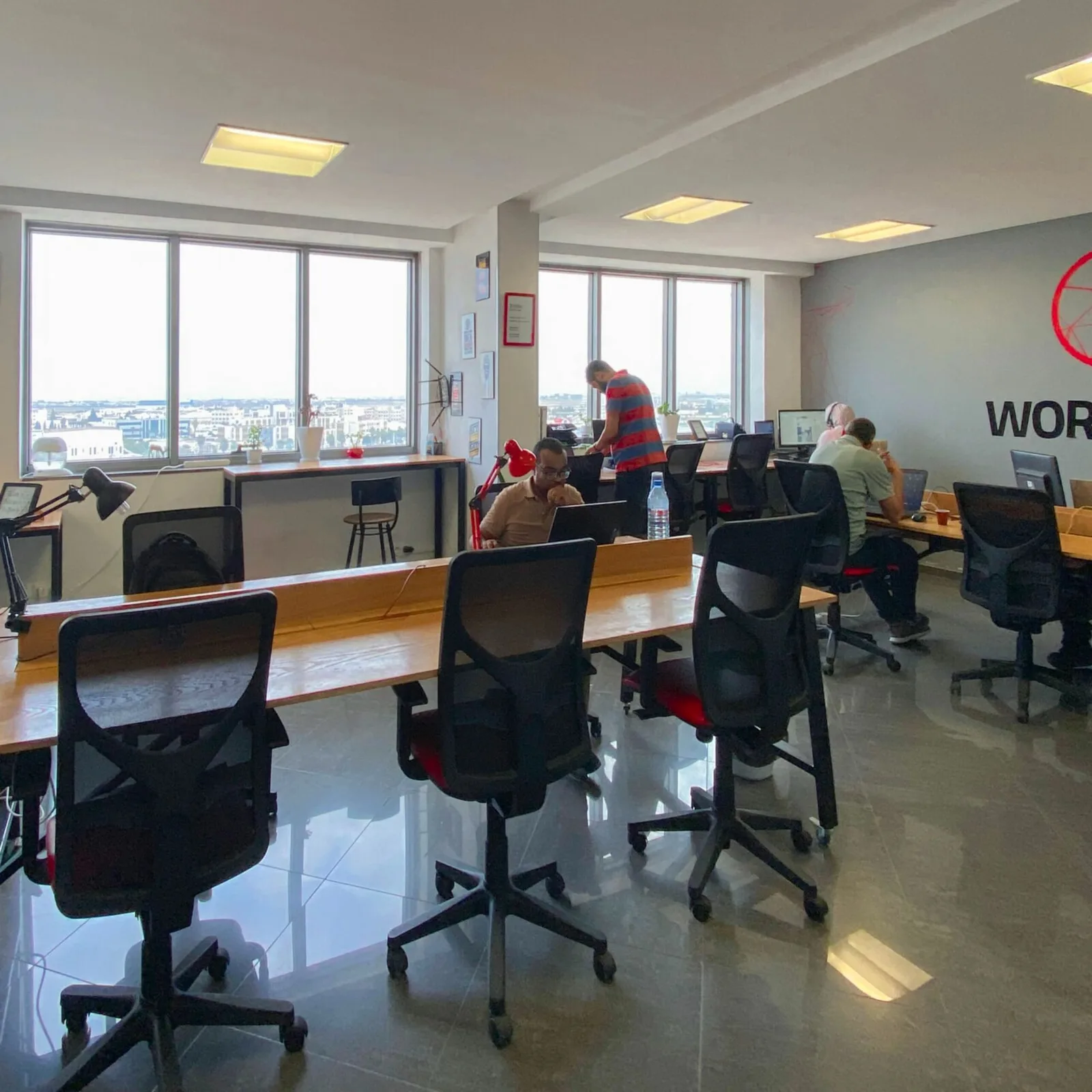 Work Zone 2.0, Open-plan office, Tunis