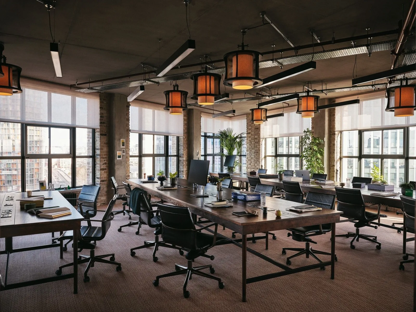 Working From Blackfriars, Open-plan office, London