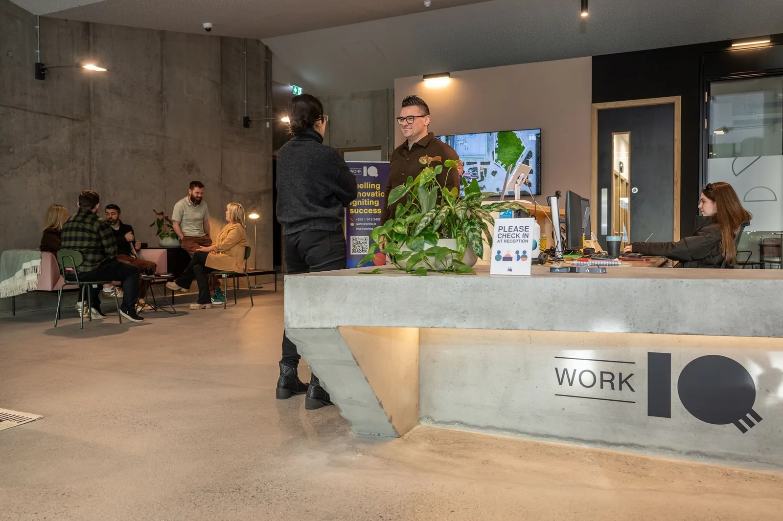 WorkIQ Innovation Quarter, Reception, Dublin