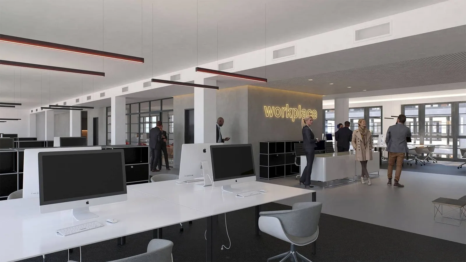 Worknine13, Open-plan office, Berlin