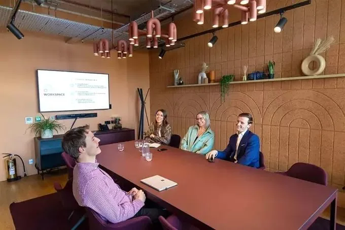 Workspace - Mirror Works, Meeting room for 8 people, London