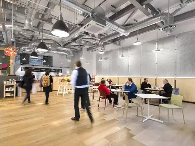 Workspace - The Print Rooms, Cafeteria, London