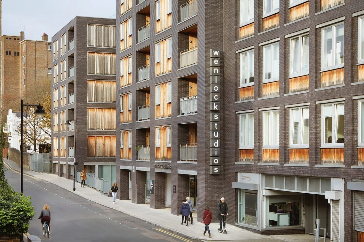 Workspace - Wenlock Studios, Building facade, London