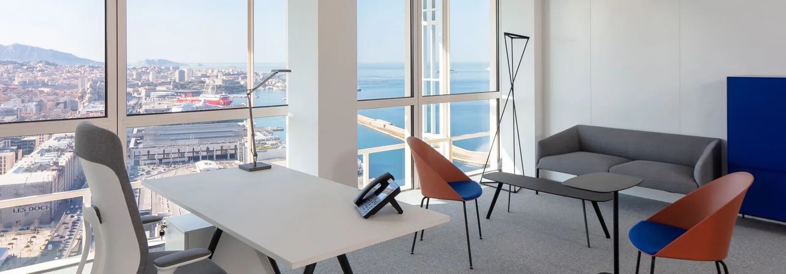 World Trade Center Sky Center Marseillaise, Privatbüro mit 1 Arbeitsplatz, Marseille 2e