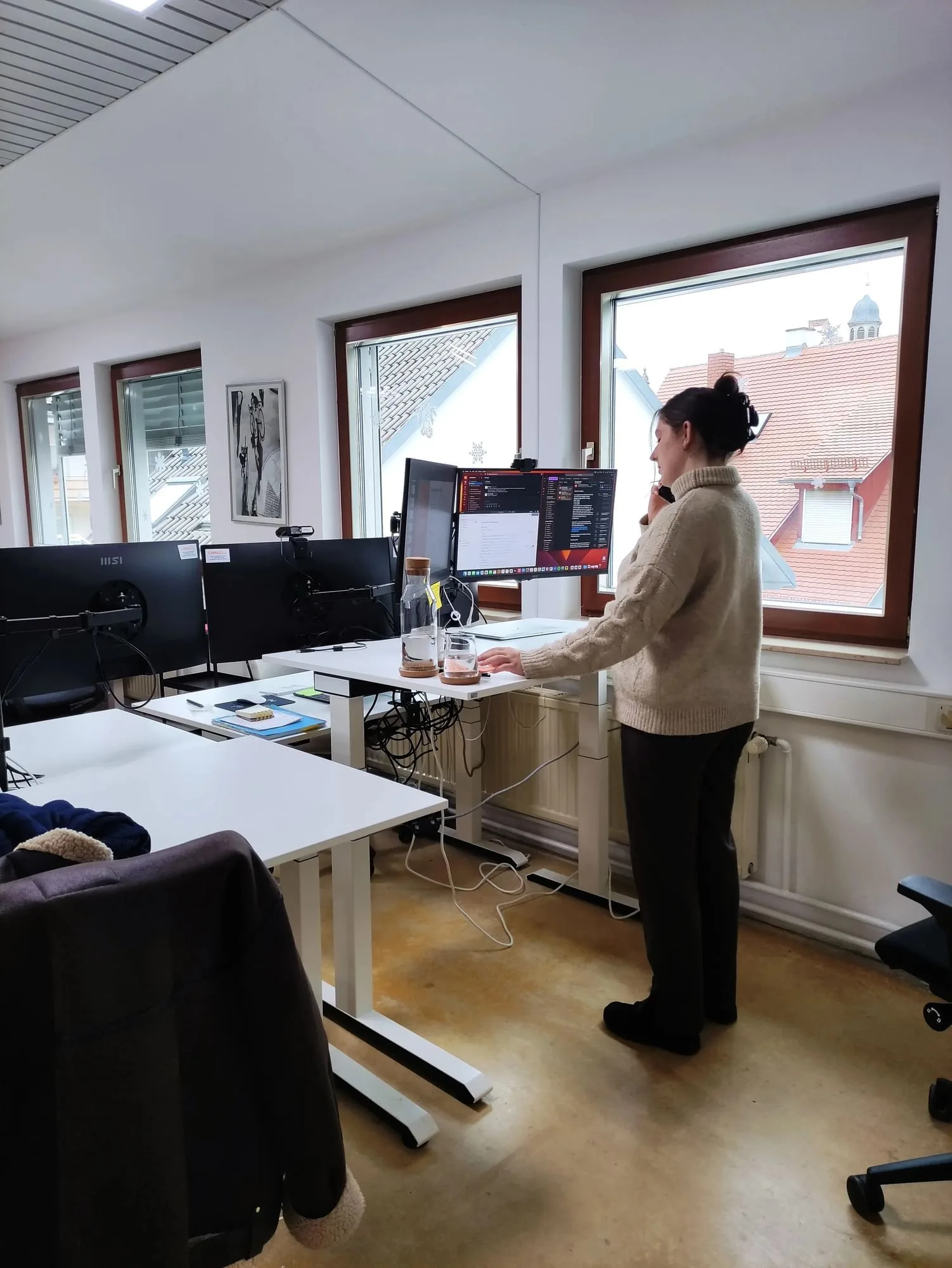 zeitweise.haus CoWorkingspace, Open-plan office, Karlsruhe