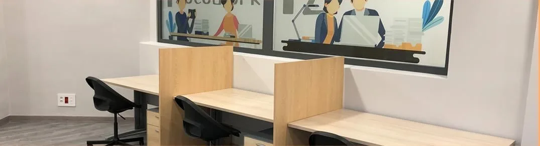 Zocowork, Despacho privado con 3 puestos, Coslada